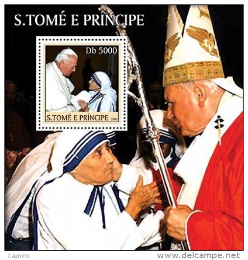 S. Tomè 2003, Pope J. Paul II, Mother Teresa, BF - Mother Teresa