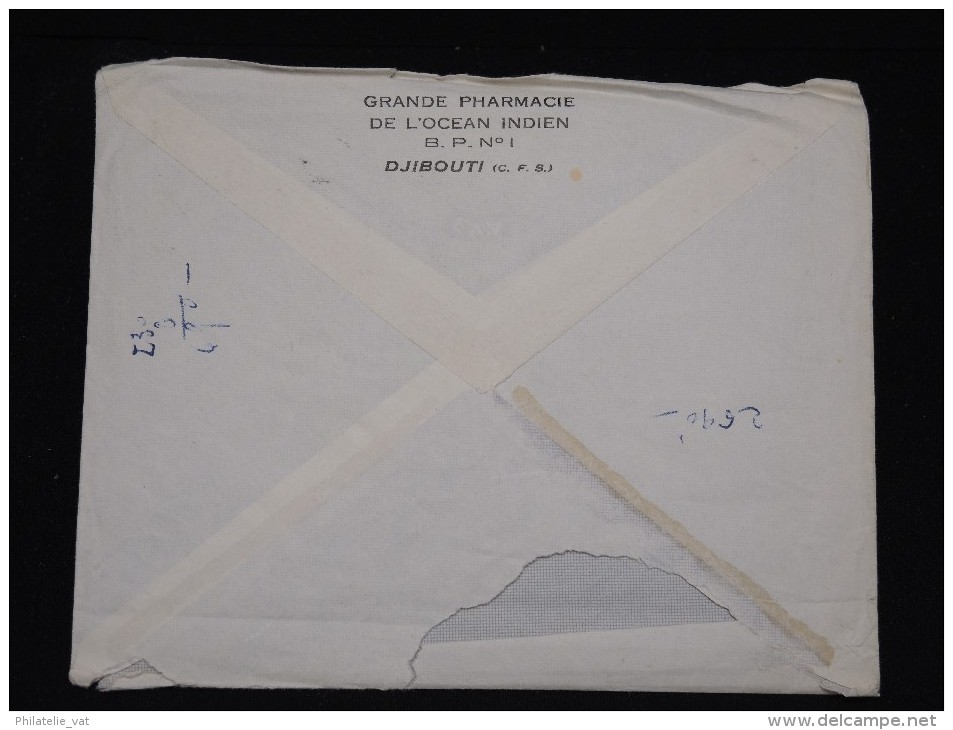 FRANCE - COTE DES SOMALIS - Enveloppe Pour Amboise En 1955 - A Voir - Lot P11769 - Lettres & Documents