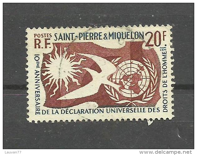 St.Pierre Et Miquelon N°358 Cote 3 Euros - Oblitérés