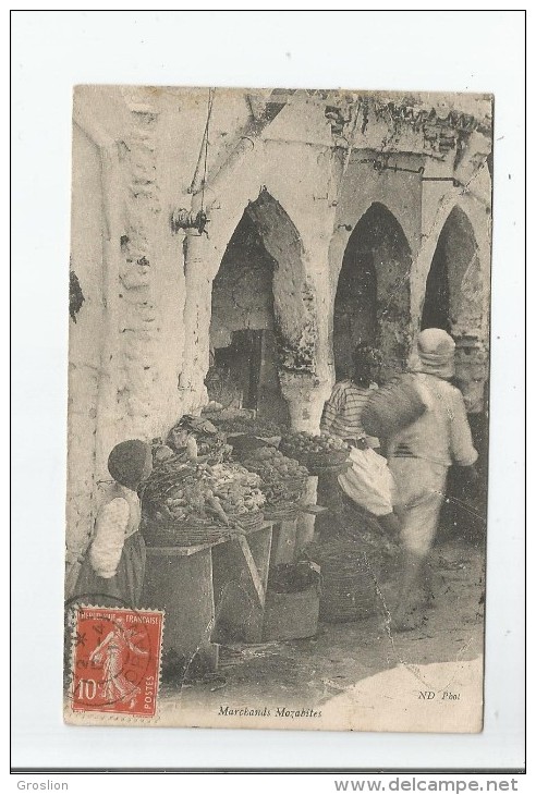 (ALGERIE) MARCHANDS MOZABITES 1911 - Beroepen