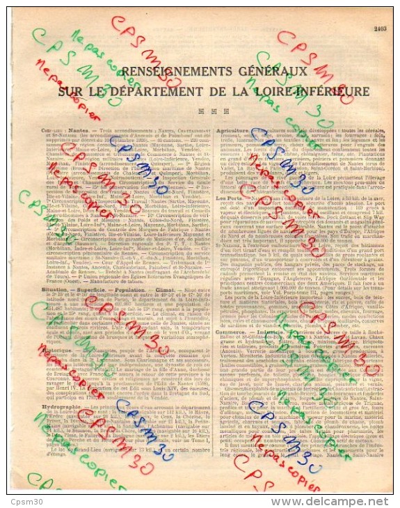 ANNUAIRE - 44 - Département Loire-Inf - Année 1922 + 1929 +1933 +1951 - édition Didot-Bottin - Quatre Années (8.25x4=33) - Elenchi Telefonici
