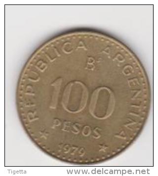 ARGENTINA   100 PESOS   ANNO 1979 - Argentina