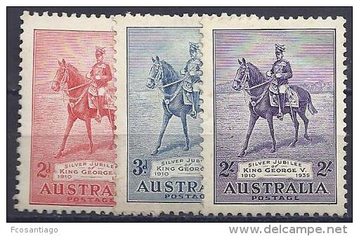 AUSTRALIA 1934 - Yvert #102/4 - ** MNH - Ongebruikt