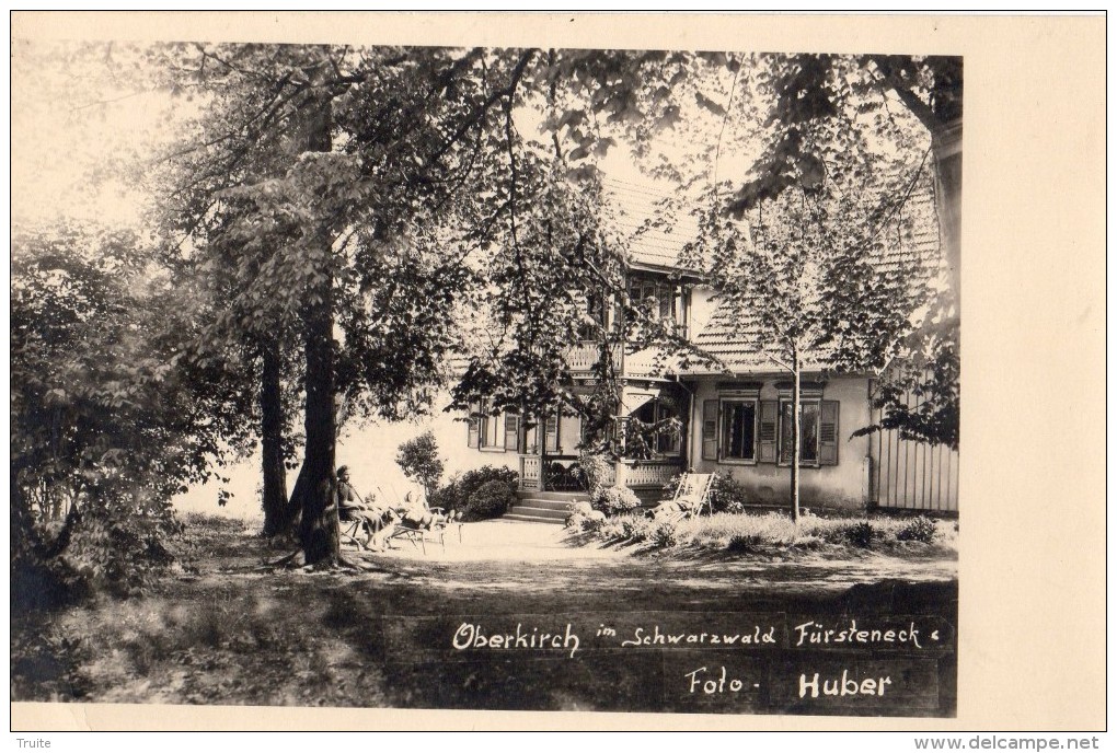 OBERKIRCH IM SCHWARZWALD FURSTENECK (CARTE PHOTO) - Oberkirch