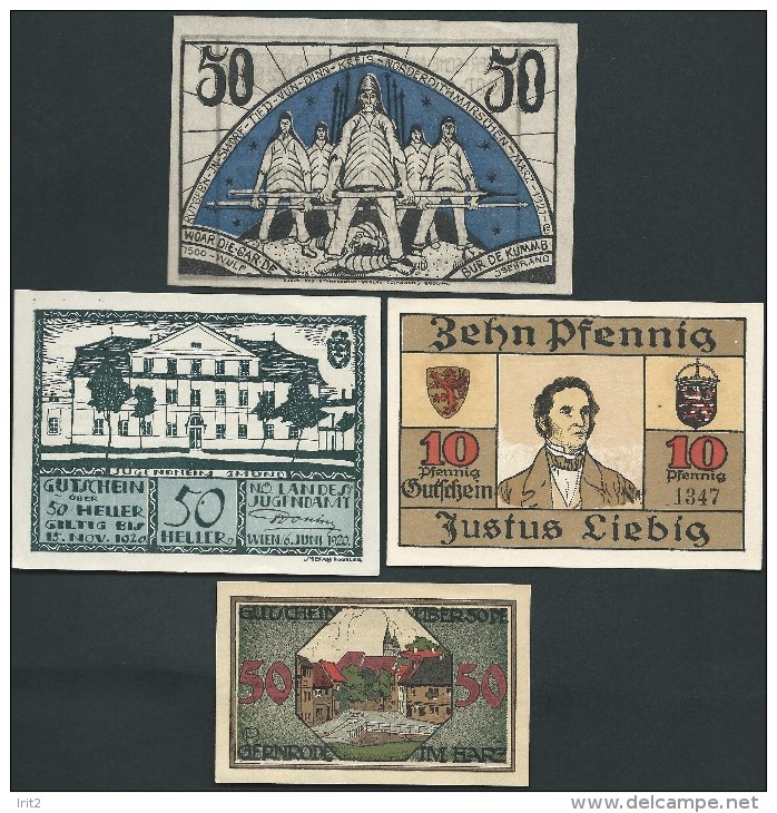 BANKNOTES  1920 GERMANIA-ALLEMANIA LOTT BANKNOTES LOCAL PFENING RAR - Deutsche Golddiskontbank