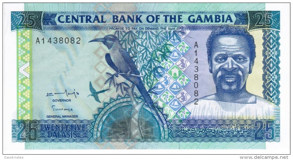 Gambia - Pick 18 - 25 Dalasis 1996 - Unc - Gambie