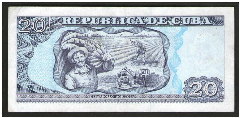 CUBA 2001 - BANCONOTA 20 PESOS QFDT - Cuba