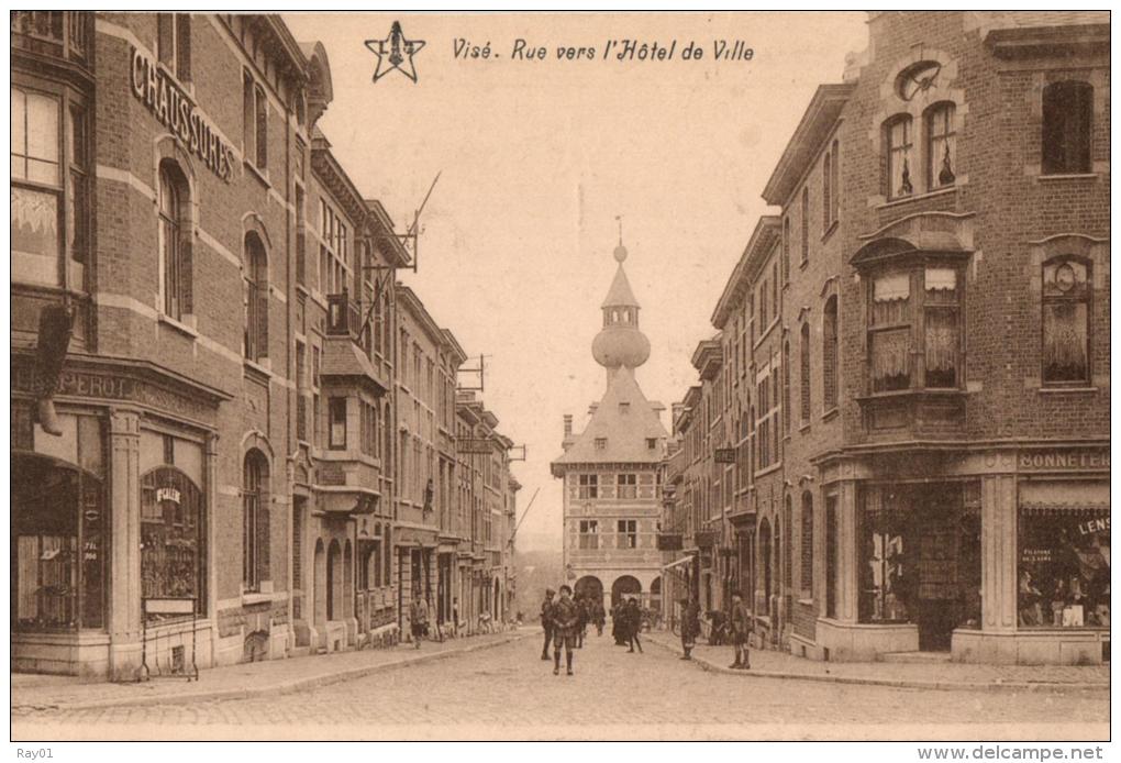 BELGIQUE - LIEGE - VISE - Rue Vers L'Hôtel De Ville. - Wezet