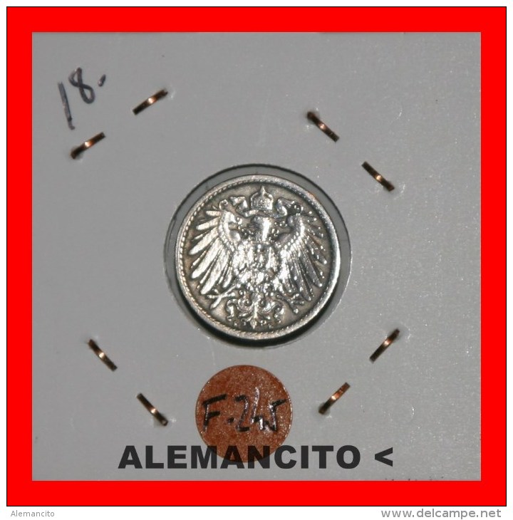 ALEMANIA - IMPERIO 5-Pfn. DEUTSCHES REICH AÑO 1903 - 5 Pfennig