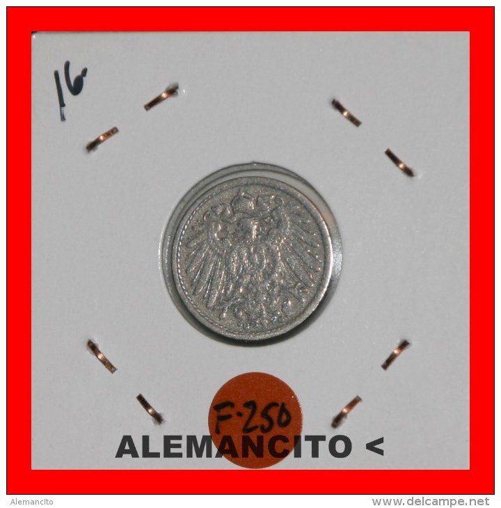 ALEMANIA - IMPERIO 5-Pfn. DEUTSCHES REICH AÑO 1905 - 5 Pfennig