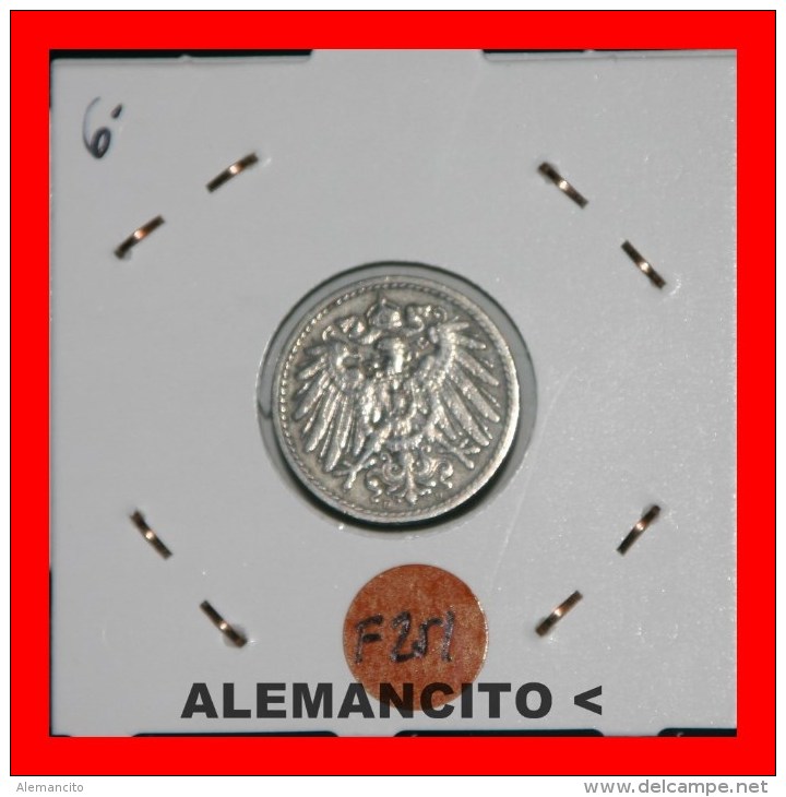 ALEMANIA - IMPERIO 5-Pfn. DEUTSCHES REICH AÑO 1905 - 5 Pfennig