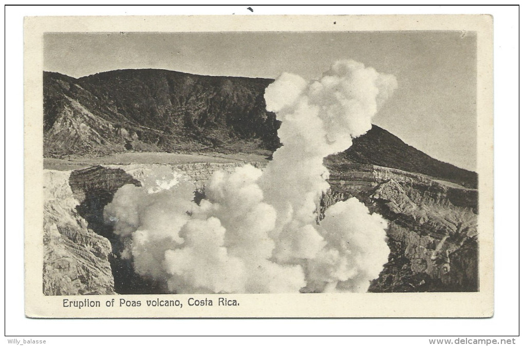 CPA - Amérique - Costa Rica - Eruption Of Poas Volcano  // - Costa Rica