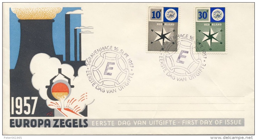 E32 - Blanco / Open Klep (CW = € 47,50) - FDC