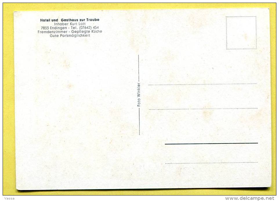 Endingen Am Kaiserstuhl - Hotel Und Gastaus Zur Traube - Germany - Endingen