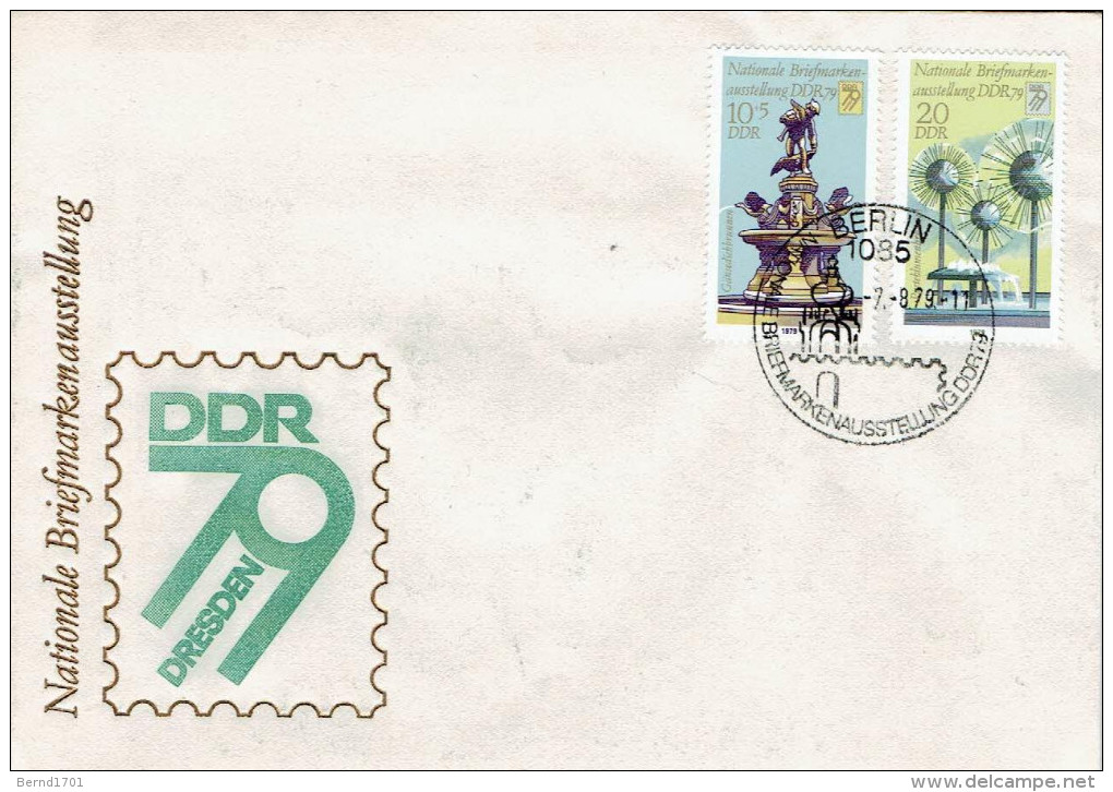 DDR - Mi-Nr 2441/2442 FDC (k393)- - 1971-1980