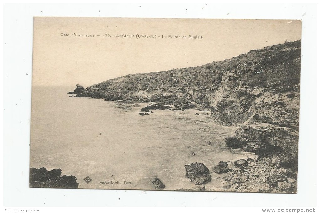 Cp , 22 , LANCIEUX , La Pointe De BUGLAIS , écrite - Lancieux