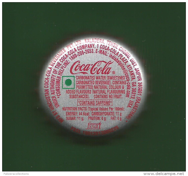 INDIA / INDE Indien - Coca Cola Soda Bottle Crown Cap Coke - As Scan - Limonade