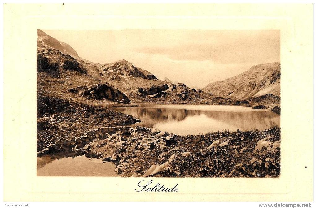 [DC4232] CARTOLINA - GHIACCIAIO - SOLITUDE - Non Viaggiata - Old Postcard - Da Identificare