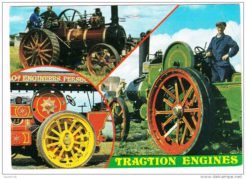 TRACTION ENGINES - STEAM - Multiview - England - Tractors