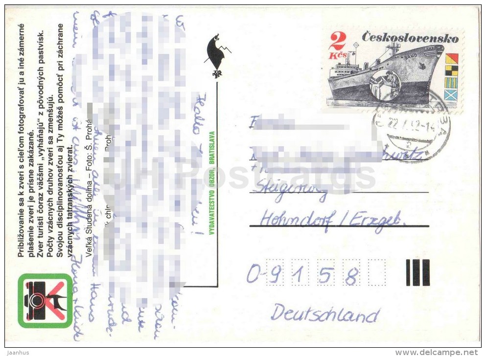 Velka Studena Valley - Czechoslovakia - Slovakia - Used 1992 - Slovaquie