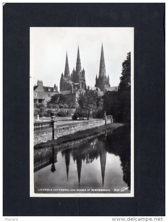 56502   Regno  Unito,  Lichfield  Cathedral And  Garden  Of  Remembrance,      NV - Sonstige & Ohne Zuordnung