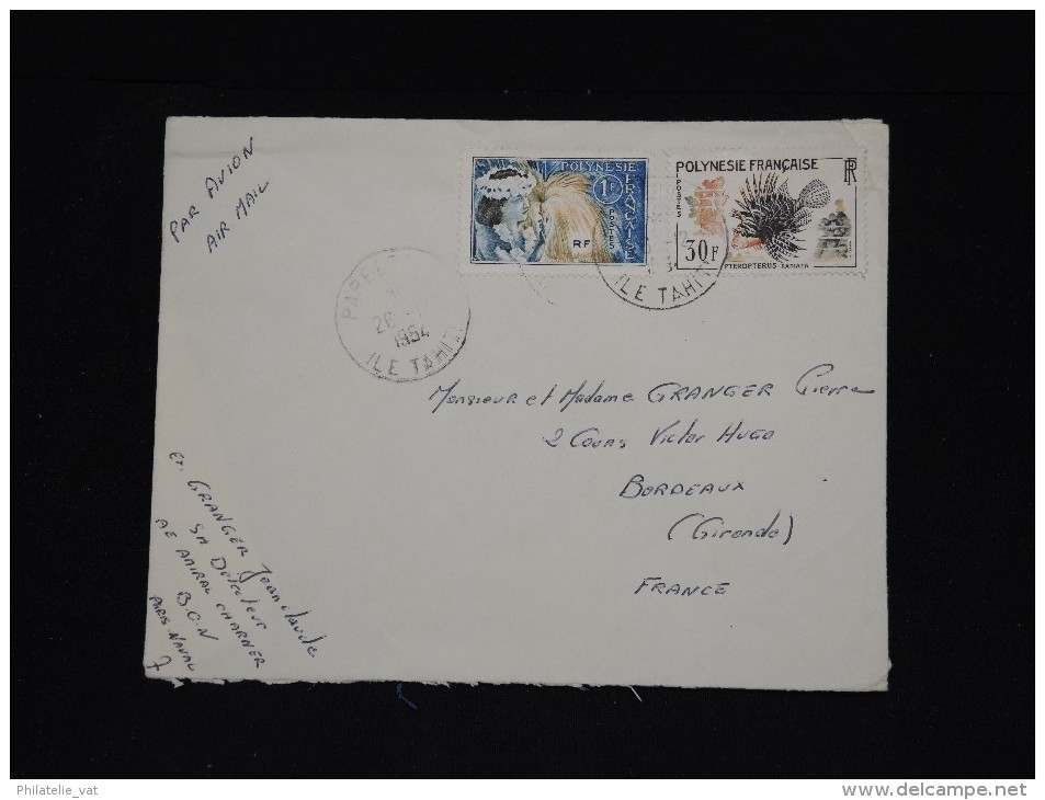 POLYNESIE - Enveloppe Pour La France En 1964 - A Voir - Lot P11784 - Lettres & Documents