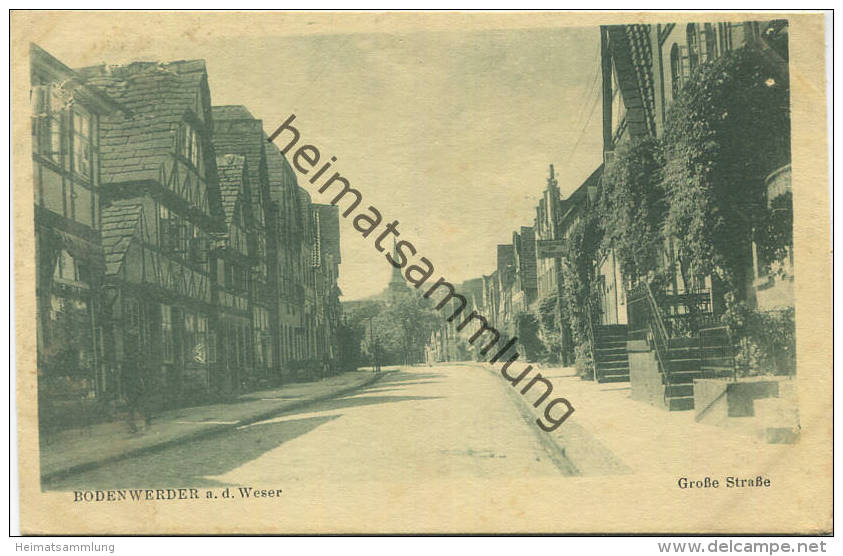 Bodenwerder - Grosse Strasse - Verlag Wilh. Pigge Bodenwerder - Bodenwerder