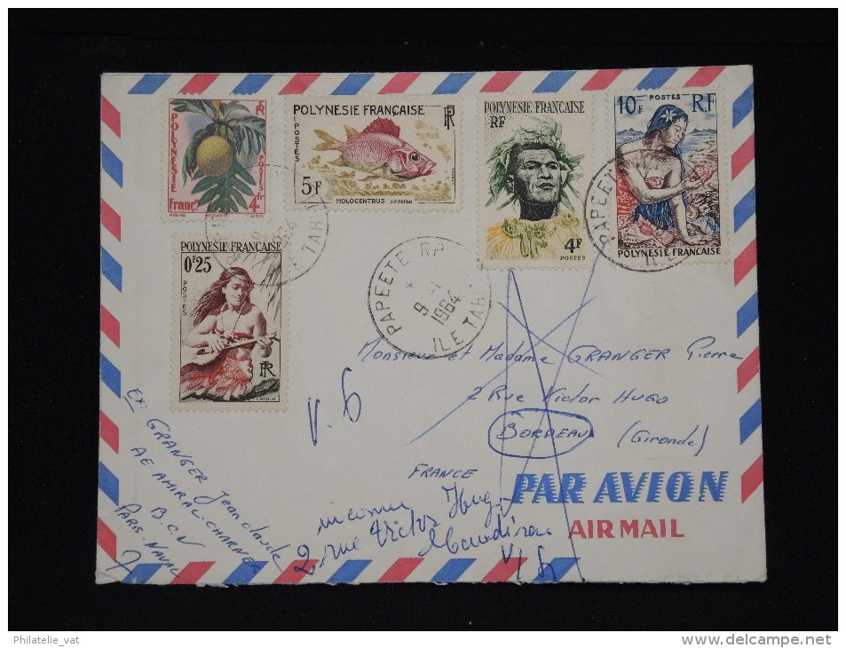 POLYNESIE- Enveloppe  Pour La France En 1964 - A Voir - Lot P11795 - Lettres & Documents