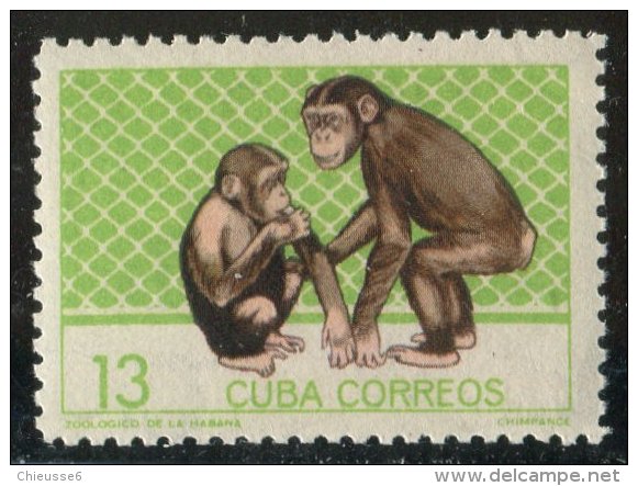 (cl. 4 - P.18) Congo ** N° 1522AW (ref. Michel Au Dos)  Chimpanzés - - Nuevos