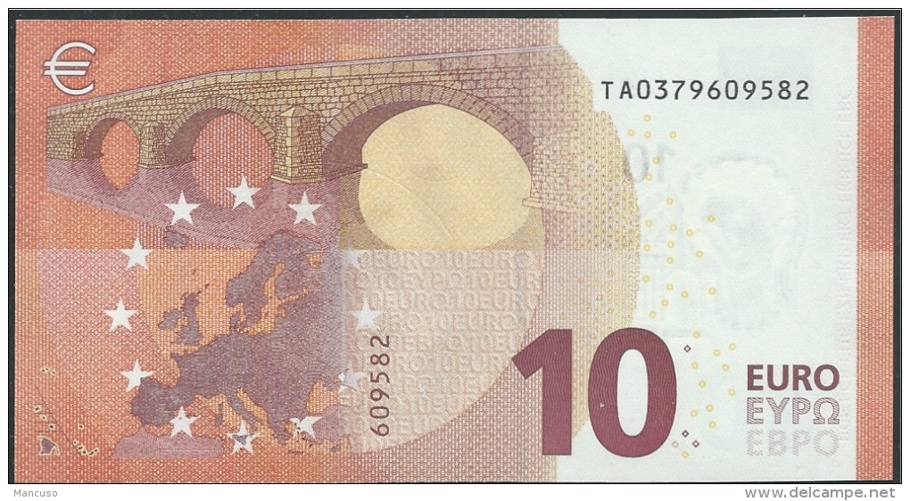 10  EURO DRAGHI  IRELAND  TA T001 H5   UNC - 10 Euro