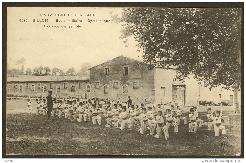 BILLOM Ecole Militaire Gymnastique (ELD) Puy De Dôme (63) - Autres & Non Classés