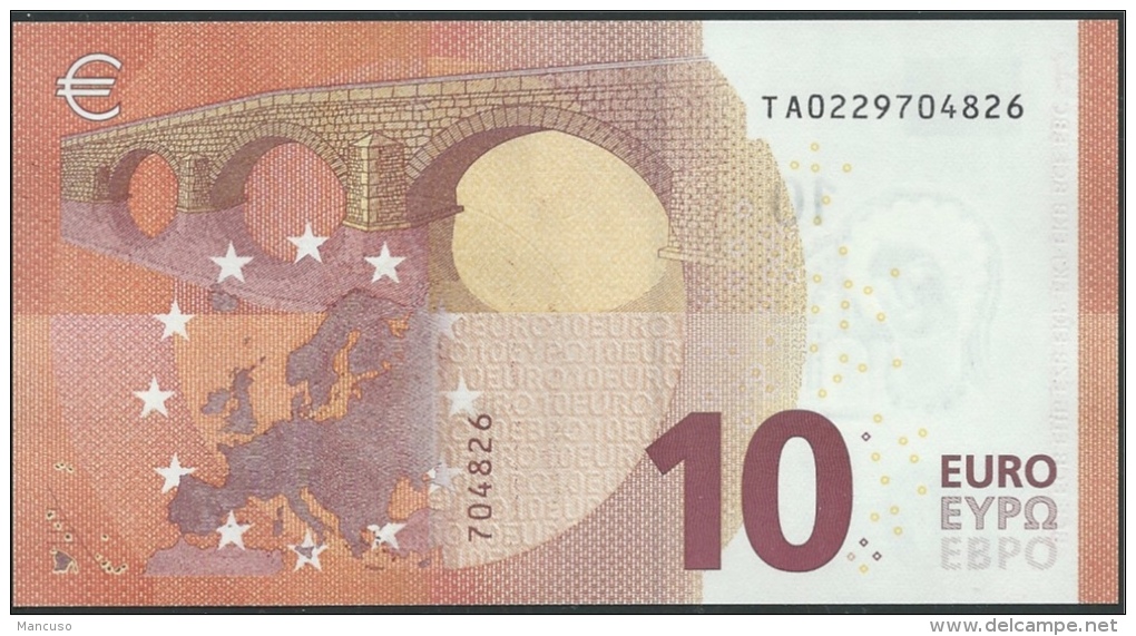 10  EURO DRAGHI  IRELAND  TA T001 E3   UNC - 10 Euro