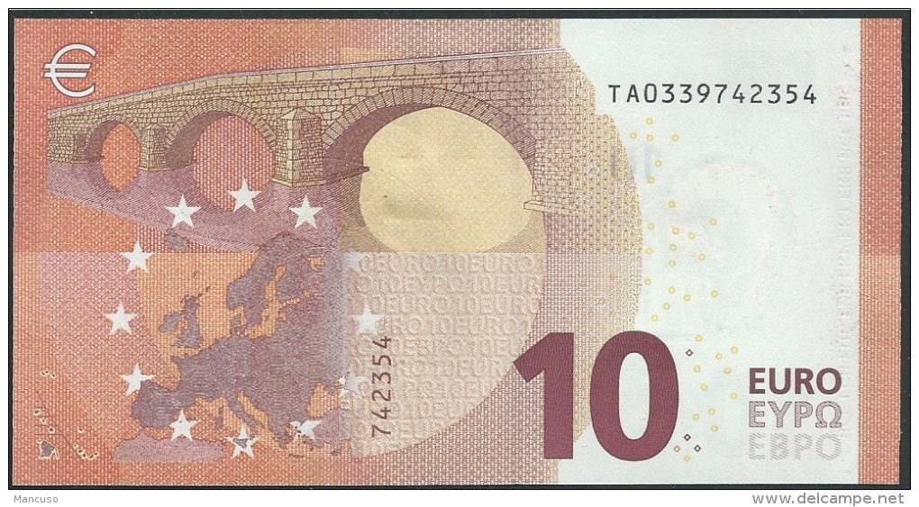 10  EURO DRAGHI  IRELAND  TA T001 C4  UNC - 10 Euro