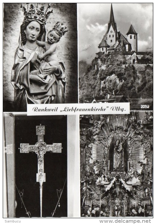 Rankweil - Liebrauenkirche Merhbildkarte 1969 - Rankweil