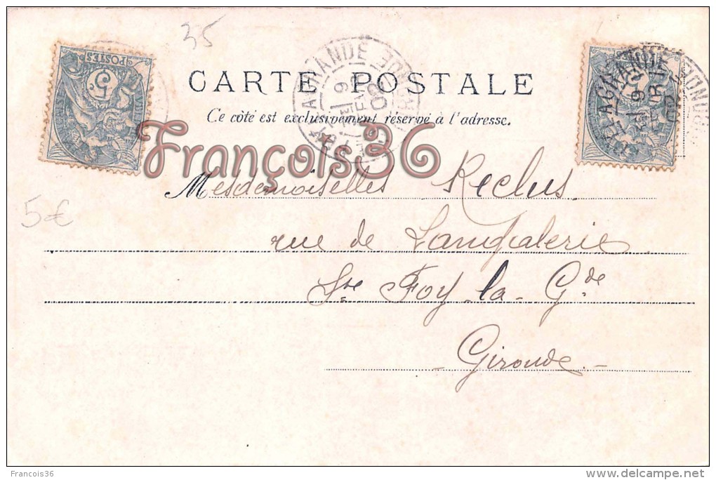Marine De Guerre Militaire Française - Le Brennus - Cuirassé à Tourelles - 1902 - 2 SCANS - Krieg