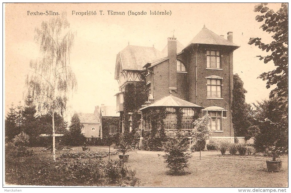 JUPRELLE - FEXHE - SLINS (4458) : Propriété T. TILMAN (façade Latérale). CPA. - Juprelle