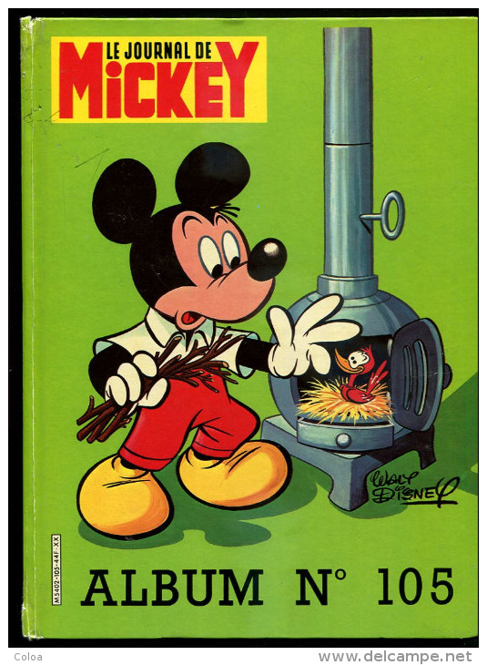 Le Journal De Mickey Album N° 105 - Disney
