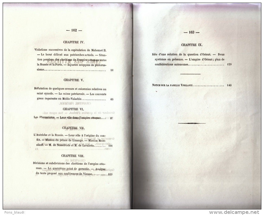 1856 - Envoi - G.A. Mano - Examen Du 4ème Point De Garantie - Economie Politique - Russie - Turquie - FRANCO DE PORT - Histoire