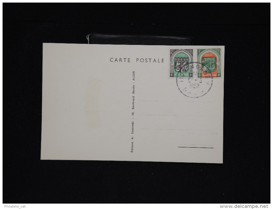 FRANCE - ALGERIE - Carte Maximum Des Armes De Mostaganem En 1958 - A Voir - Lot P11847 - Maximumkaarten
