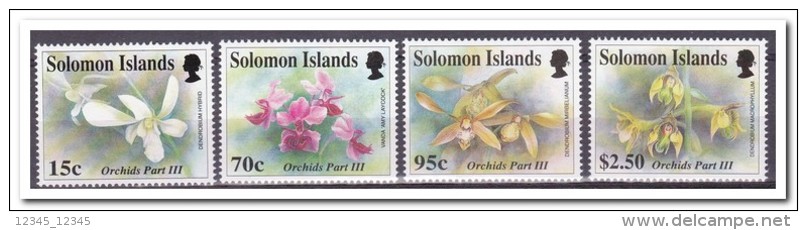 Solomon 1992, Postfris MNH, Flowers, Orchids - Solomoneilanden (1978-...)