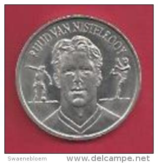 Jeton.- Ruud Van Nistelrooy. Oranje 2000. KNVB. 2 Scans - Elongated Coins