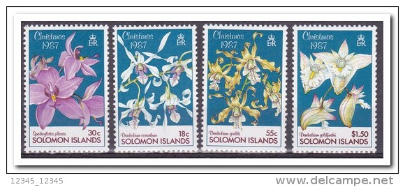 Solomon 1987, Postfris MNH, Flowers, Orchids - Solomoneilanden (1978-...)