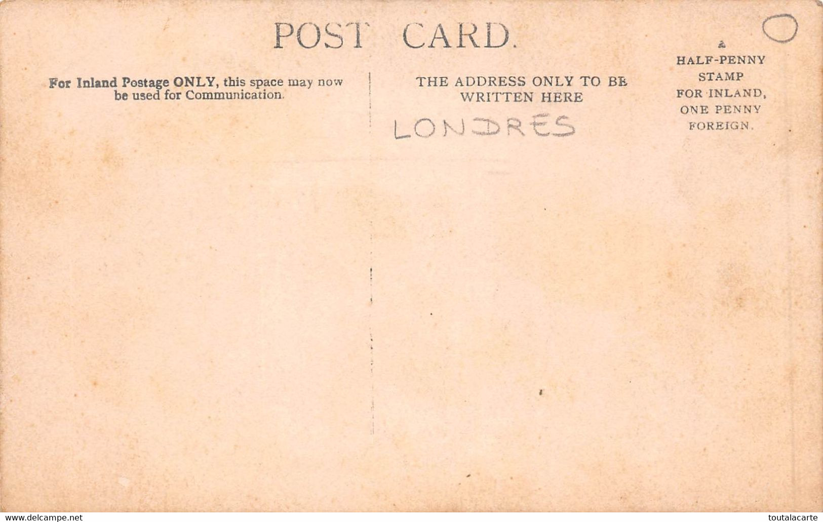 POST CARD LONDON 1905 CIRCOLO MANDOLINISTICO ITALIANO - Other & Unclassified