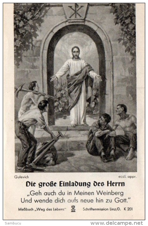 Die Große Einladung Des Herrn Linz A. D. D. - Osterbeichte 1967 - Religion &  Esoterik