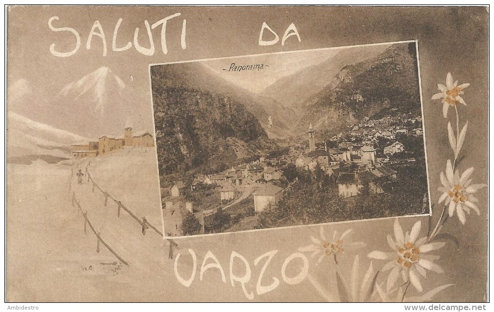 Varzo Saluti Fp V.1918 - Verbania