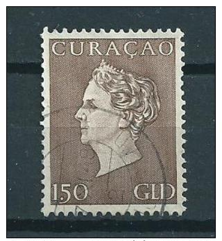 1948 Curacao 1,50 Gulden Queen Wilhelmina Used/gebruikt/oblitere - Curacao, Netherlands Antilles, Aruba