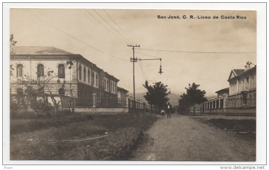 COSTA RICA - SAN JOSE Liceo De Costa Rica, Carte Photo - Costa Rica