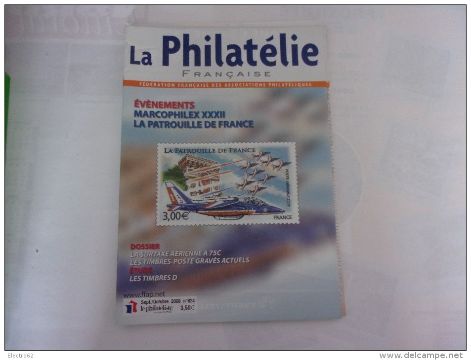 la philatélie Française, 6 revues année 2008