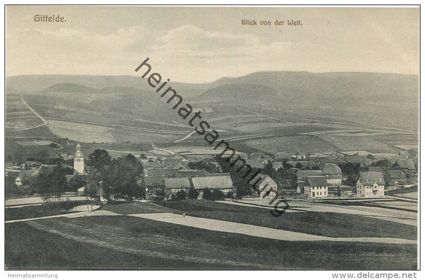 Gittelde - Blick Von Der Welt - Verlag R. Kümmel Osterode 1913 - Bad Grund