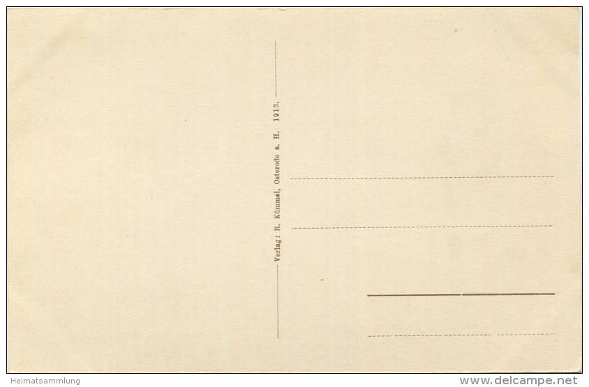 Gittelde - Blick Von Der Welt - Verlag R. Kümmel Osterode 1913 - Bad Grund